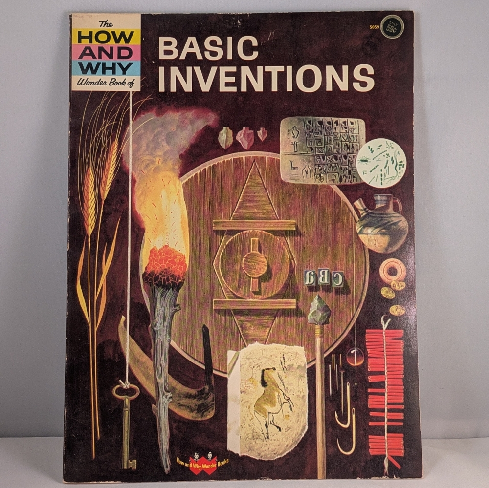 Vintage The How And Why Wonder Book of Basic Inventions